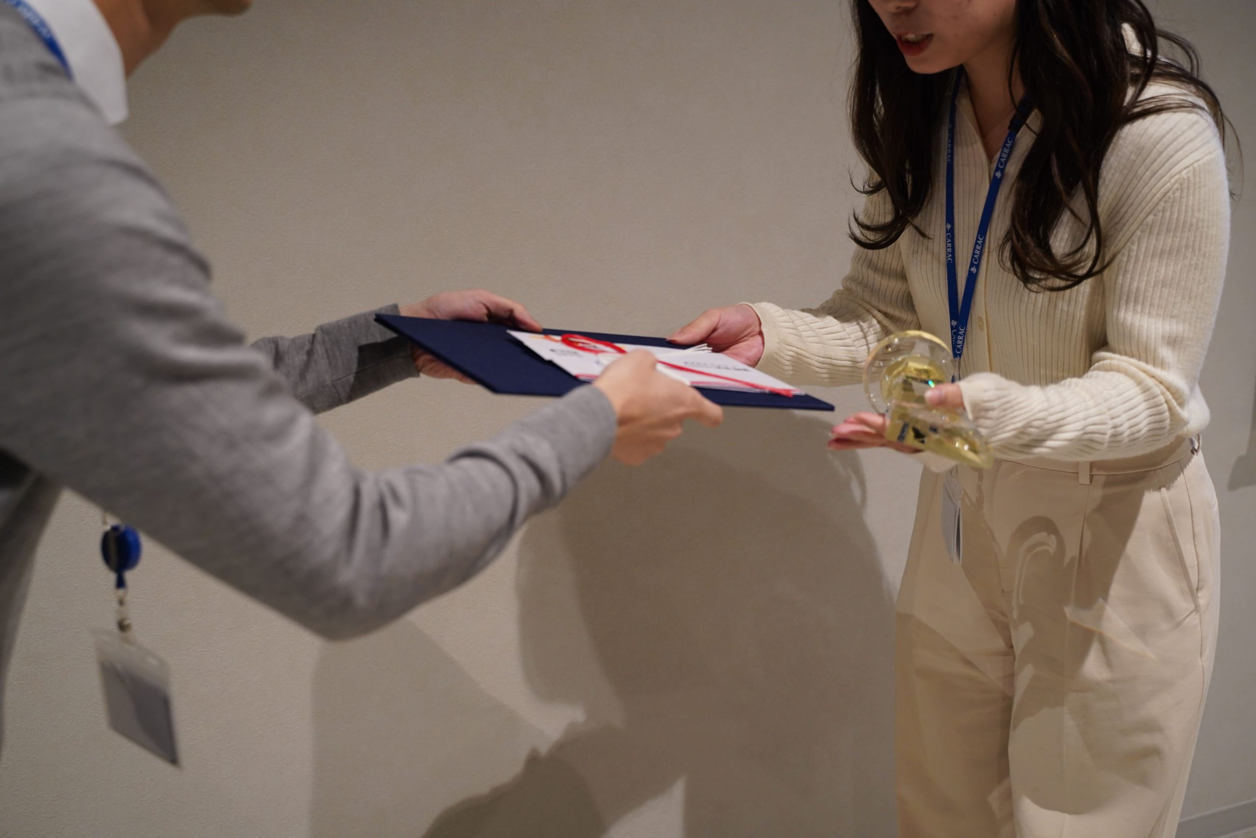 AWARDでの表彰の様子